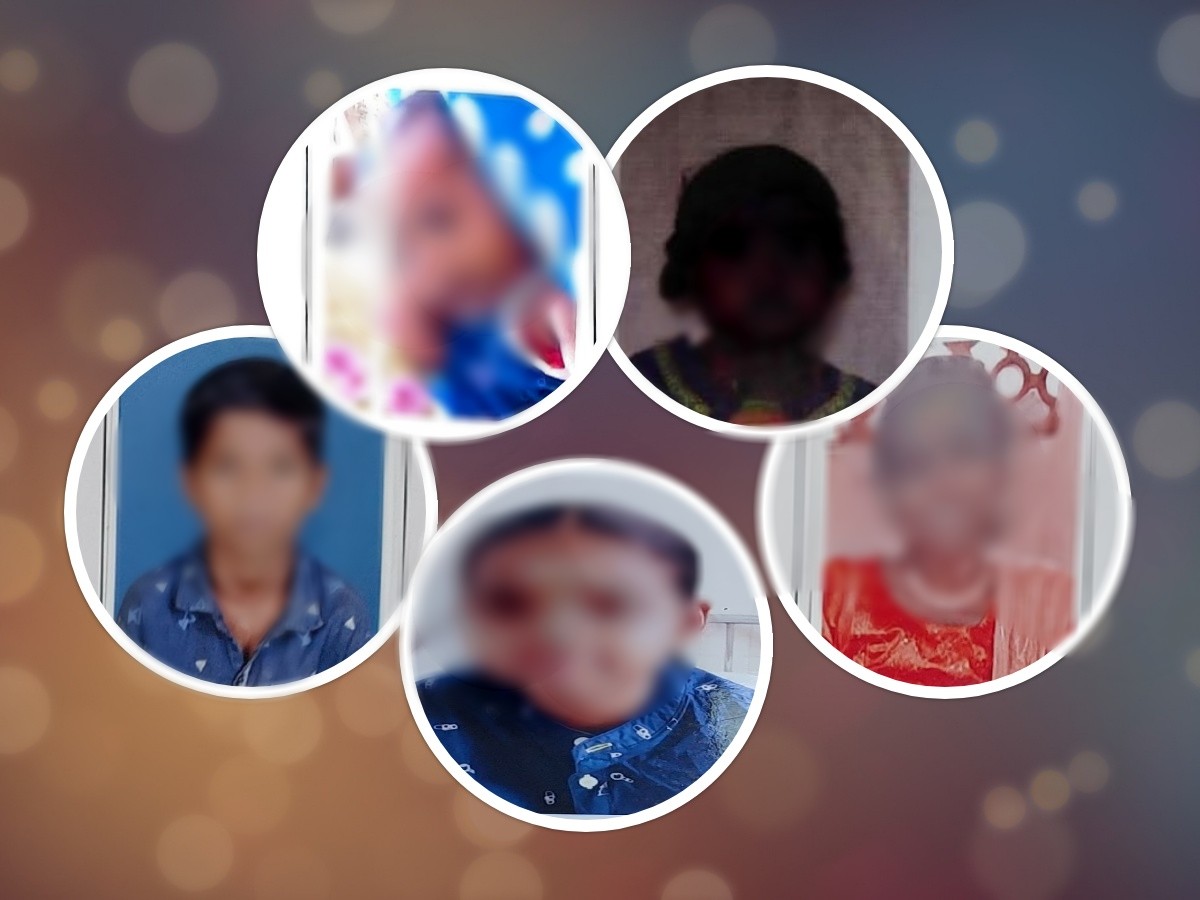 Patient collage showing multiple children and families supported by the foundation